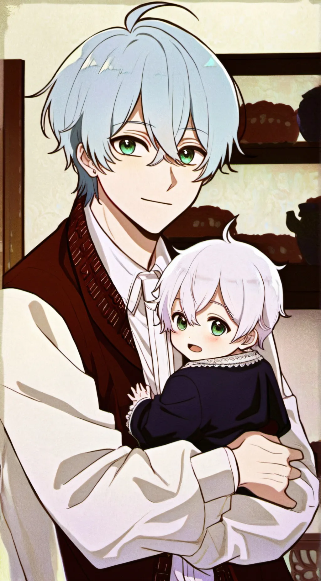 ai character: Todoroki and Helen background