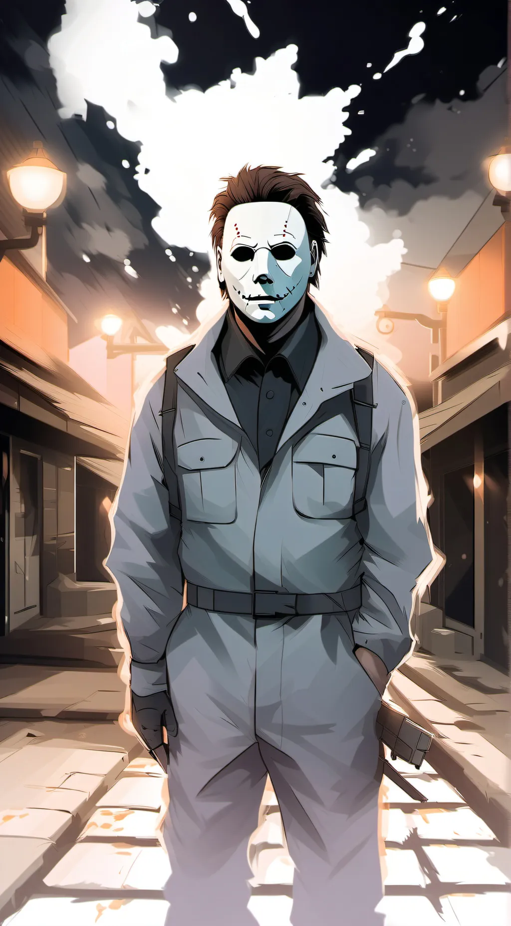 ai character: Michael Myers  background