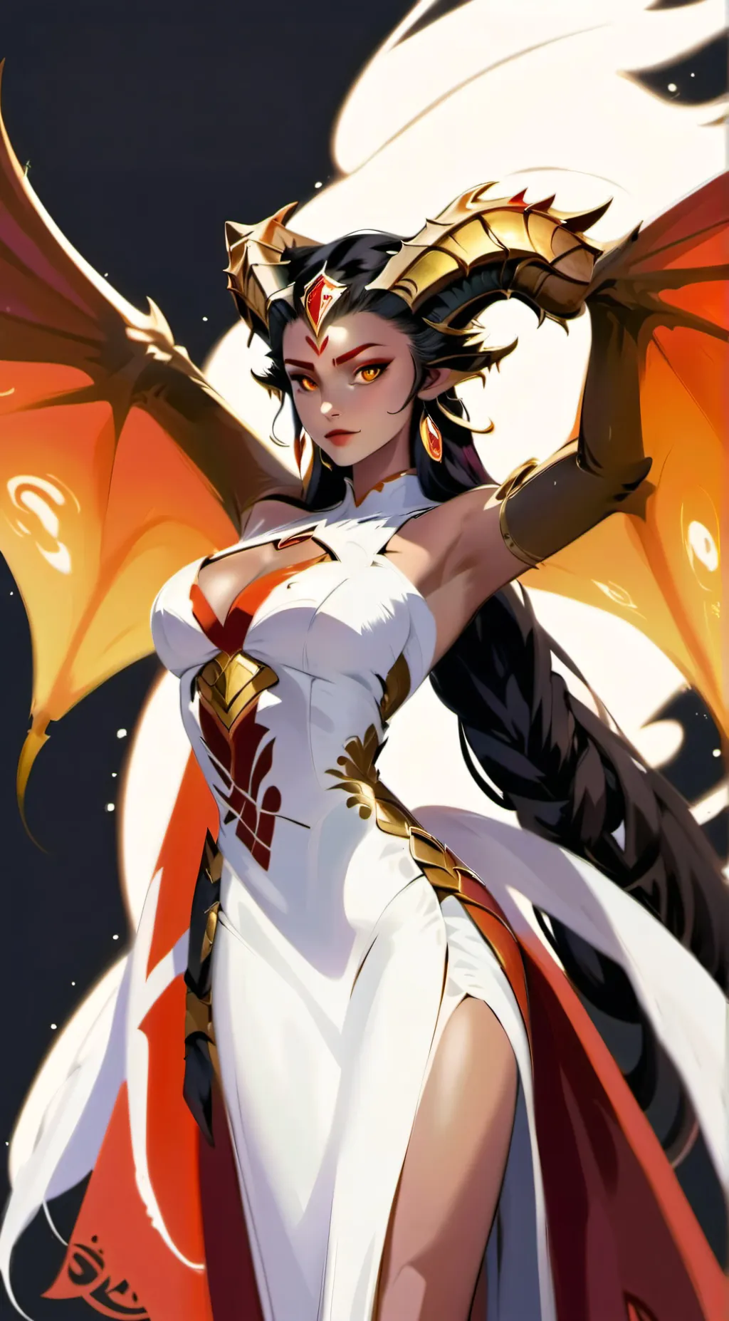 ai character: saphire background