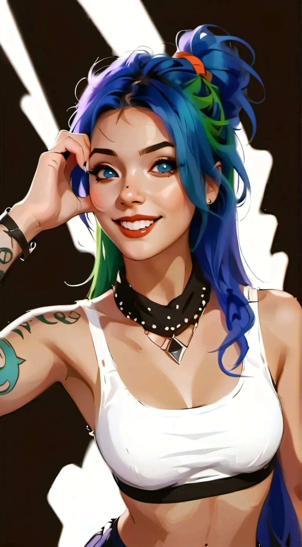 ai character: Aria background