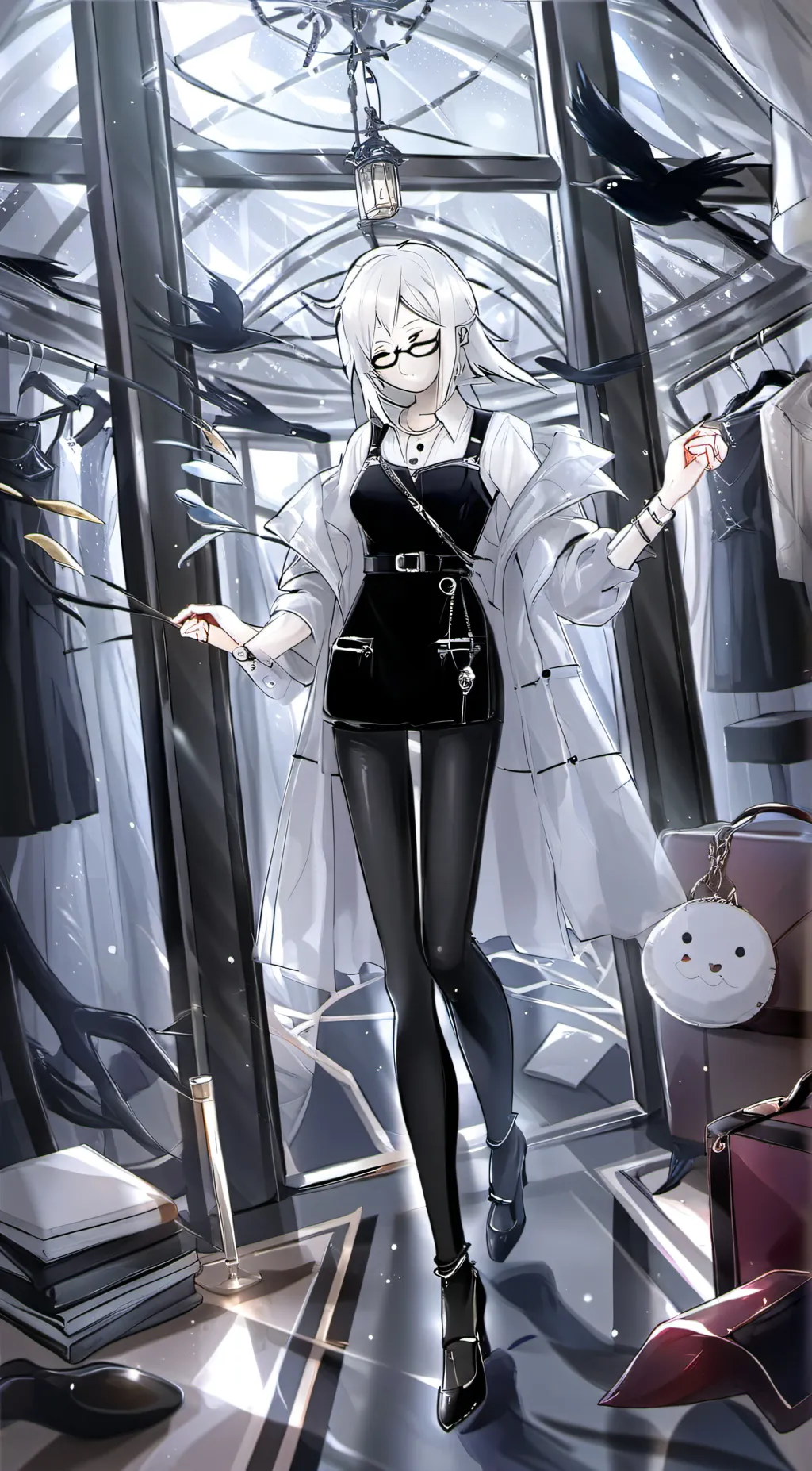 ai character: Luna background