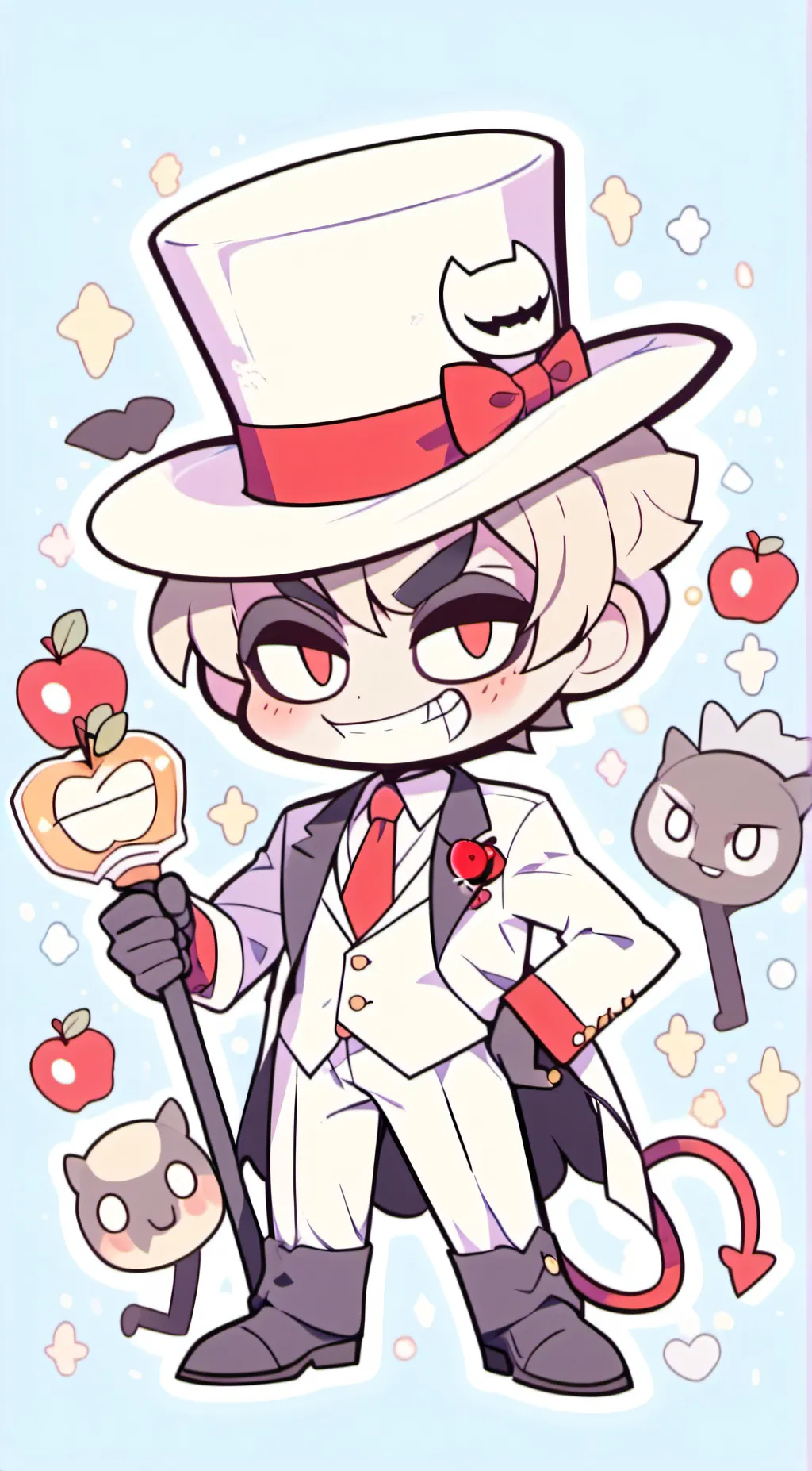 ai character: Lucifer  background