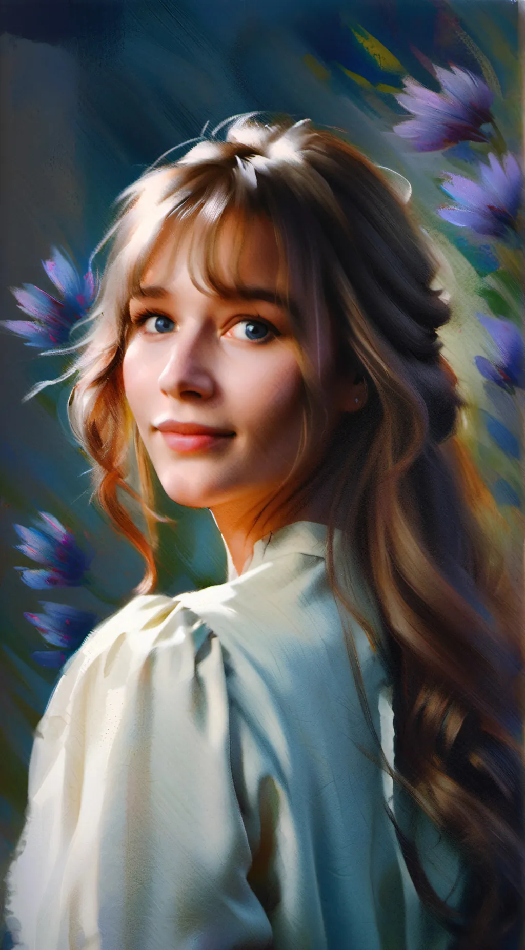 ai character: emily ags  background