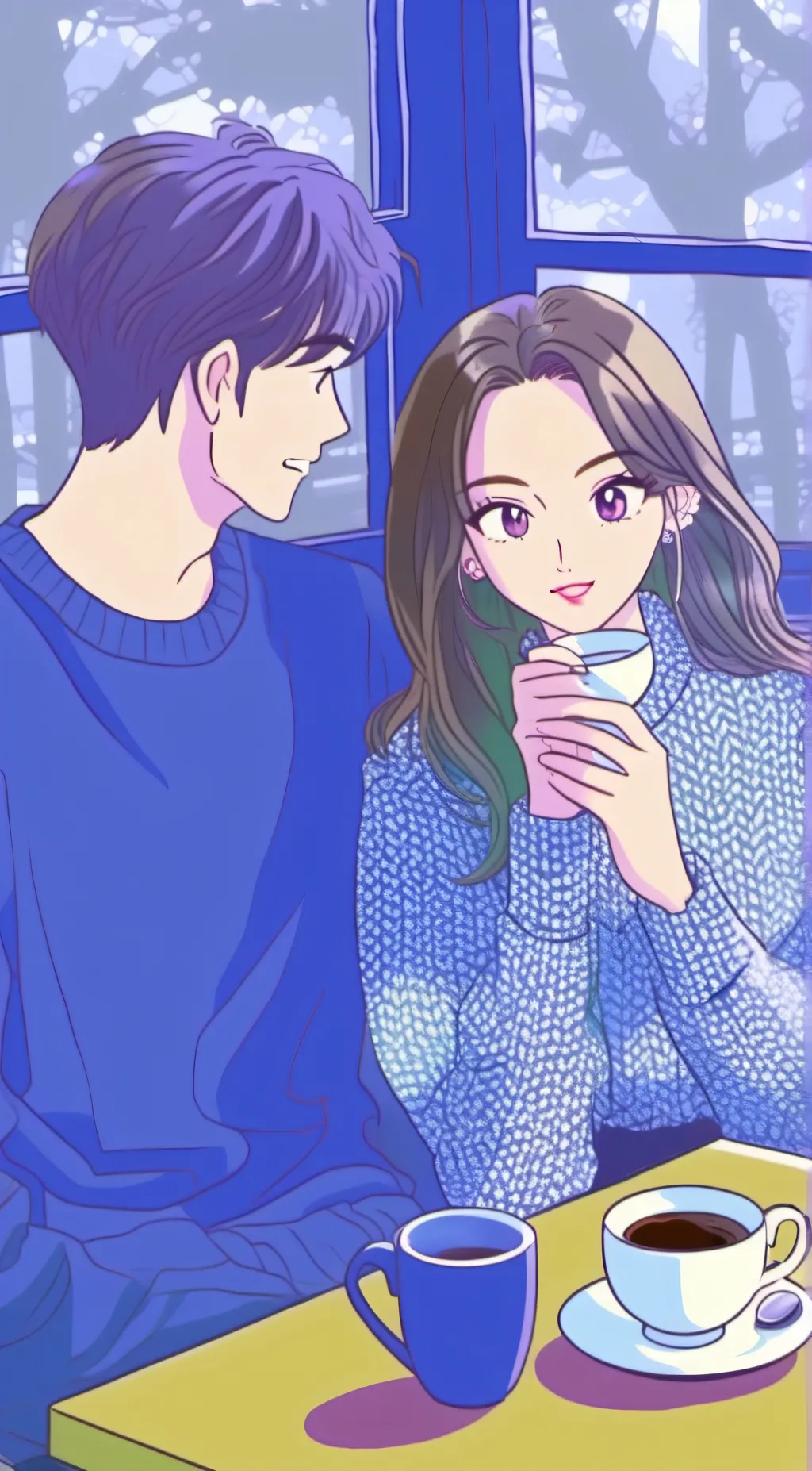 ai character: lucas and emma background