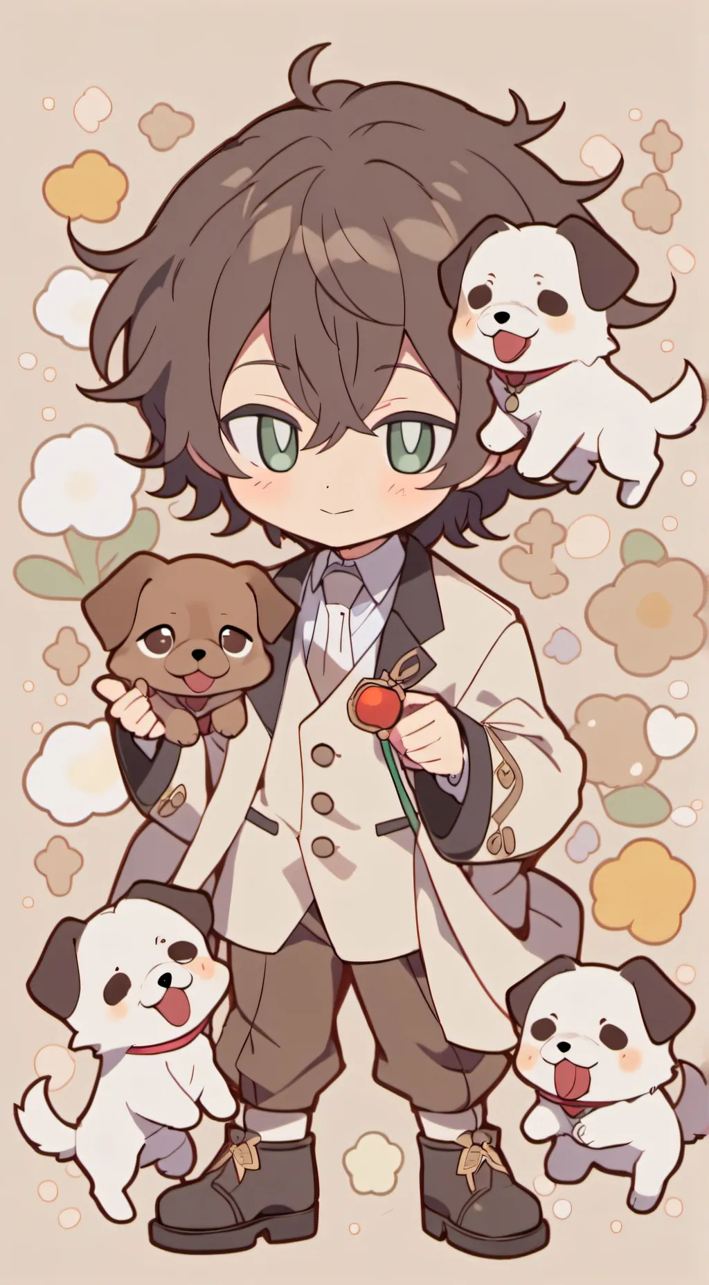 ai character: Bungo stray dogs background