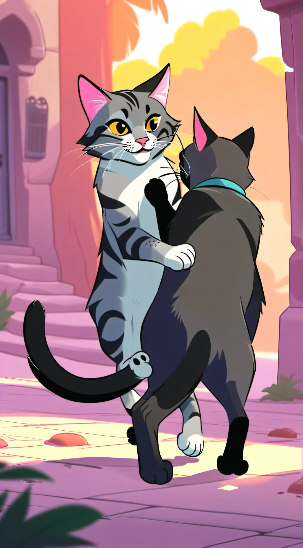 ai character: Rouge. background