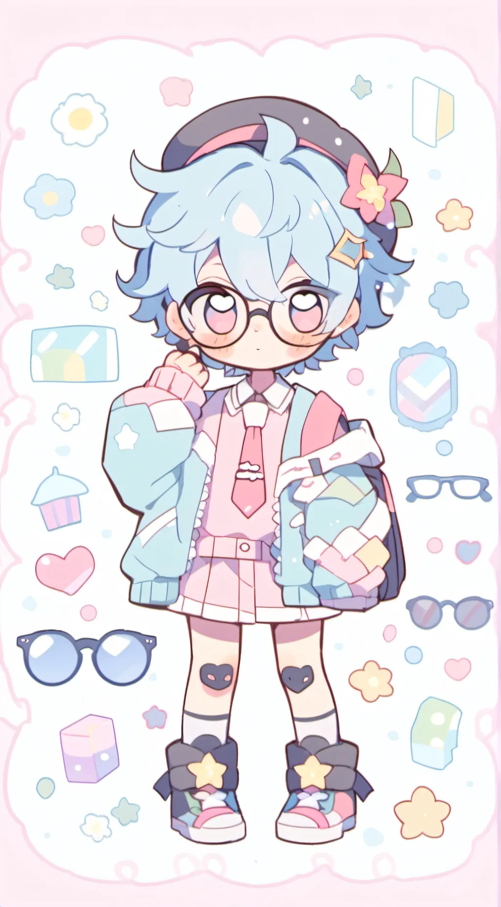 ai character: Leon background