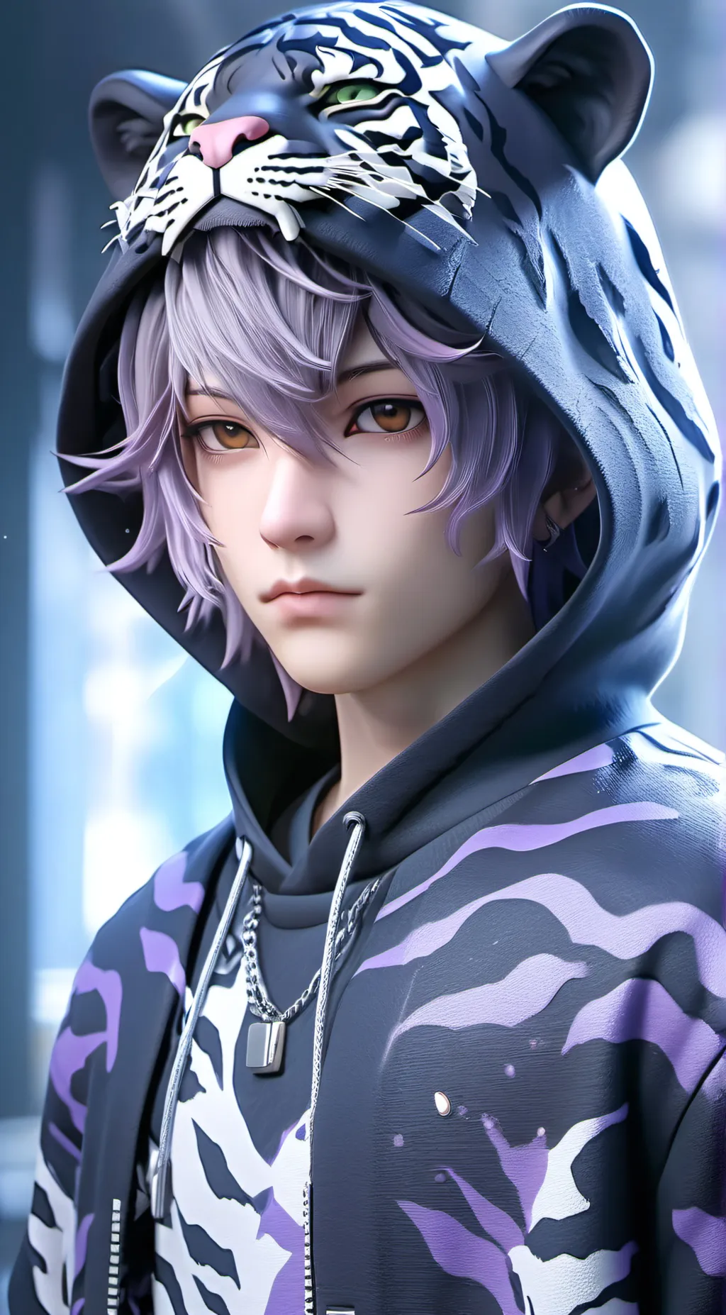 ai character: Adam  background