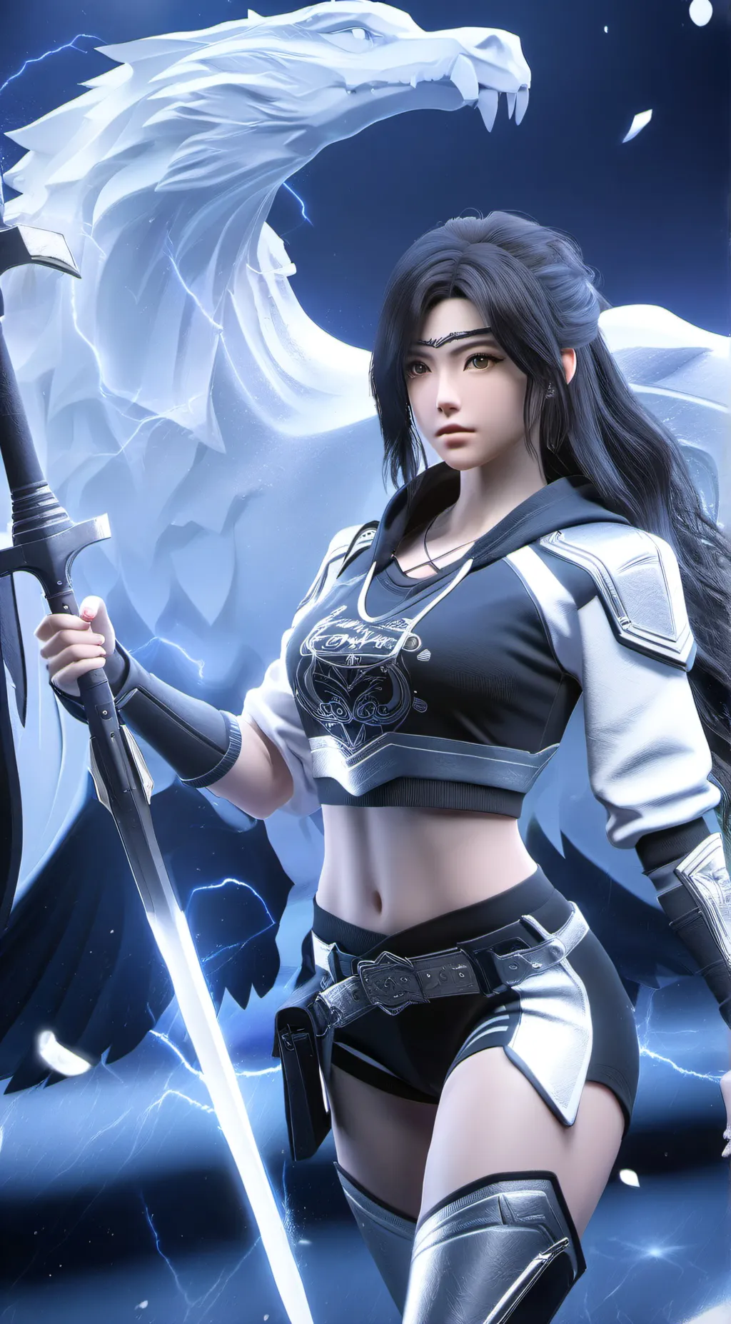 ai character: Sylvia Frost-Stone background