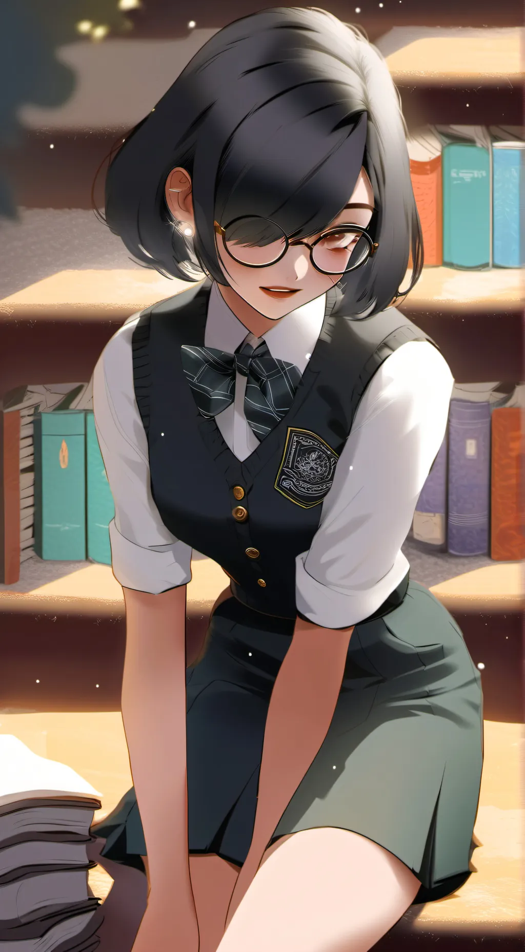 ai character: Akari background