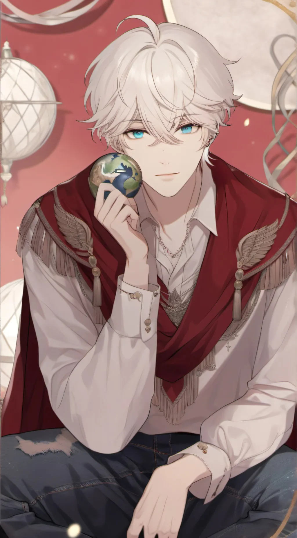 ai character: mrspherical human background