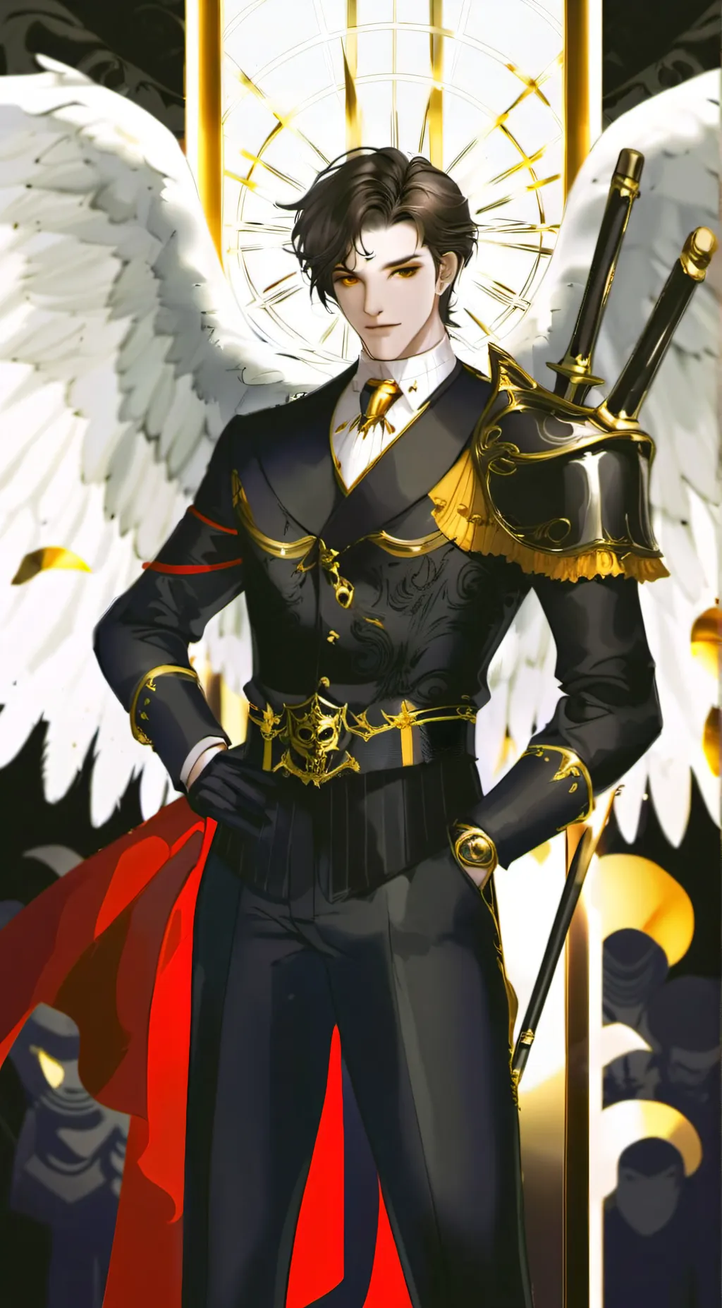 ai character: Raphael background