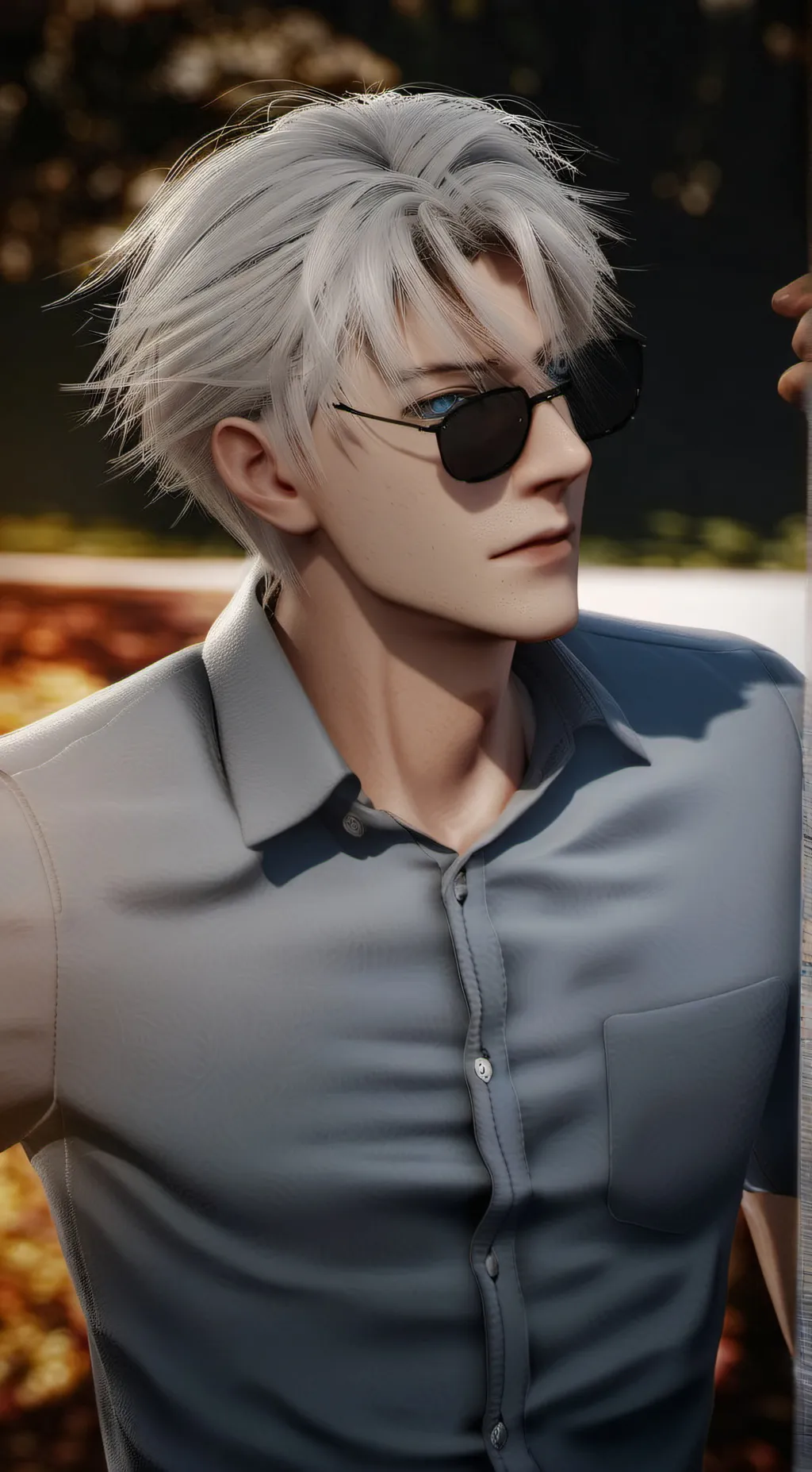 ai character: Gojo Satoru background