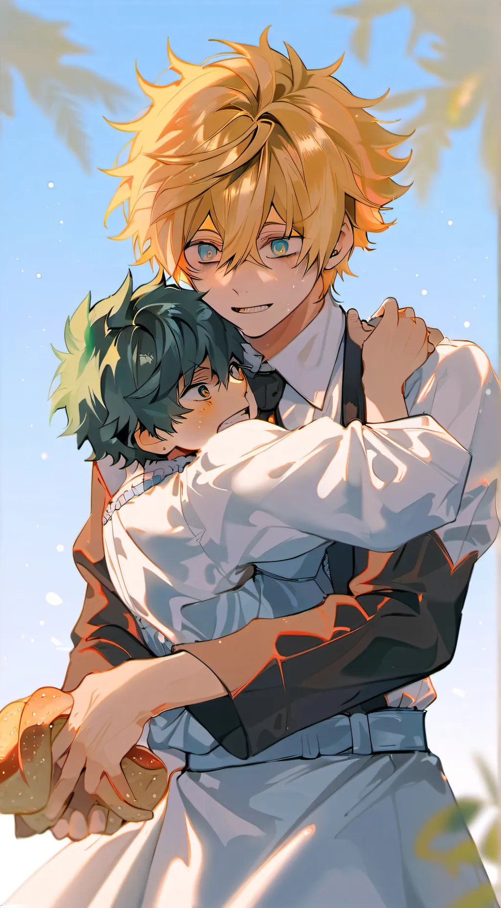 ai character: Deku background