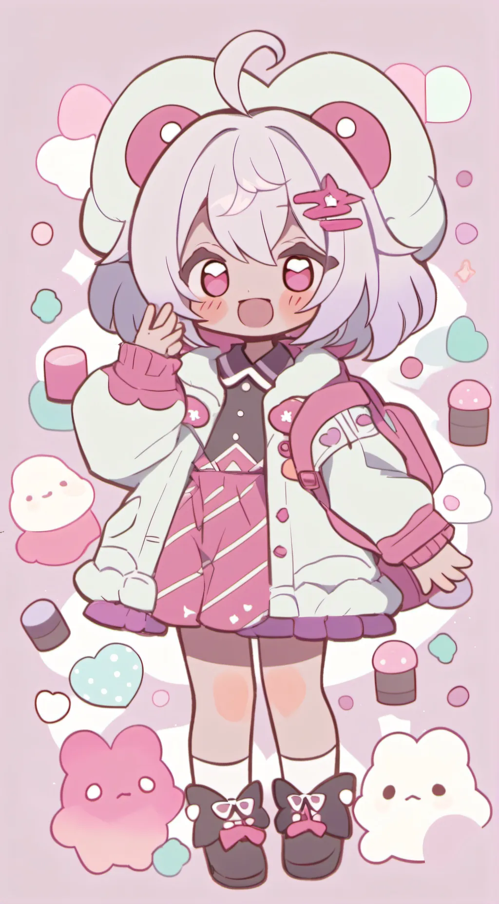 ai character: Mira  background