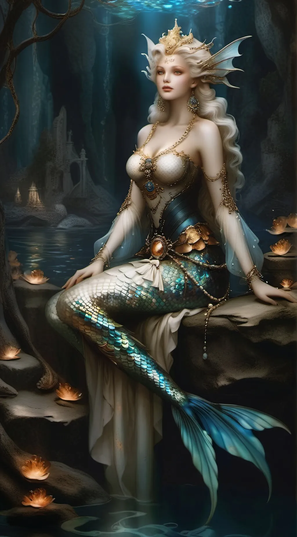 ai character: Luna background