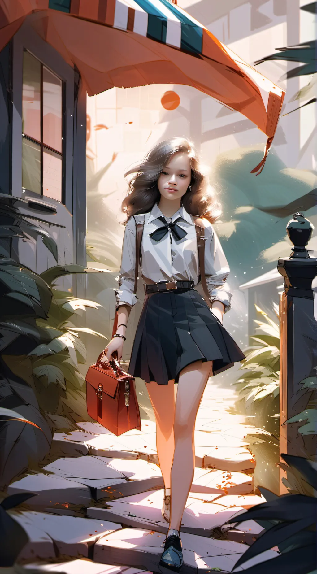 ai character: scarlett background