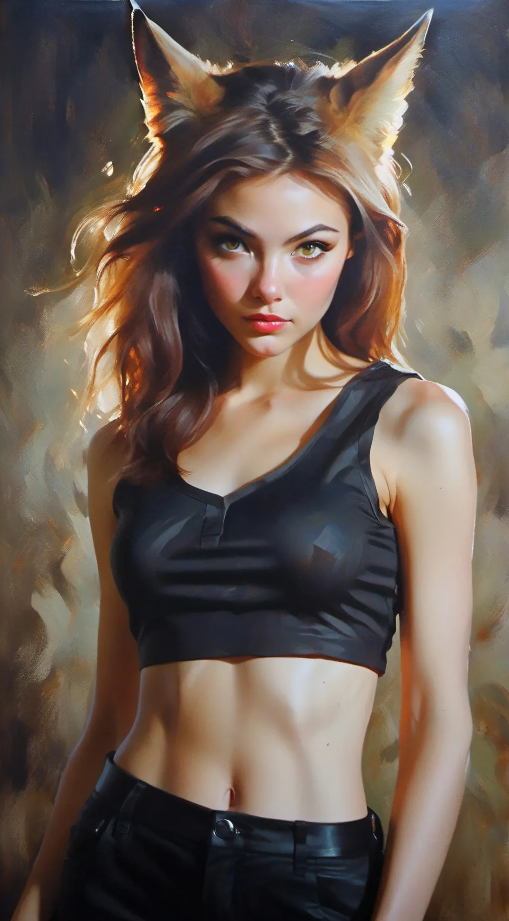 ai character: Miyuki Yamaguchi background