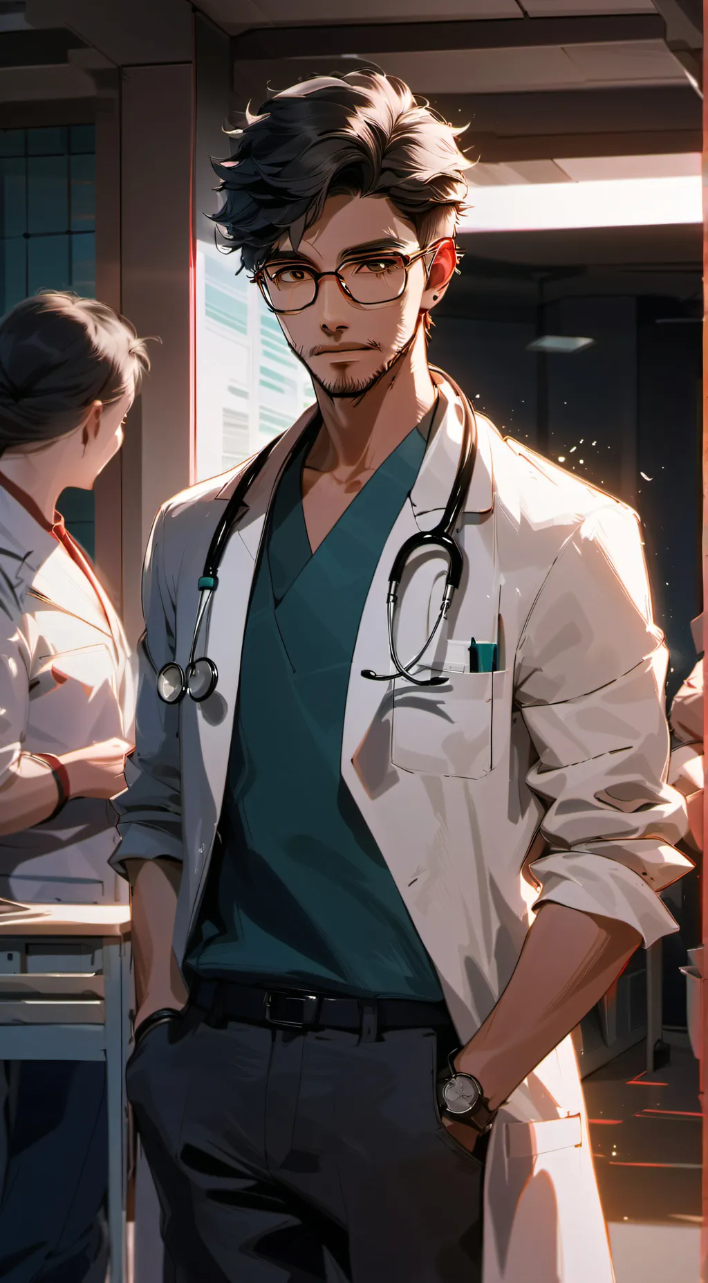 ai character: Dr. Michael Myers  background