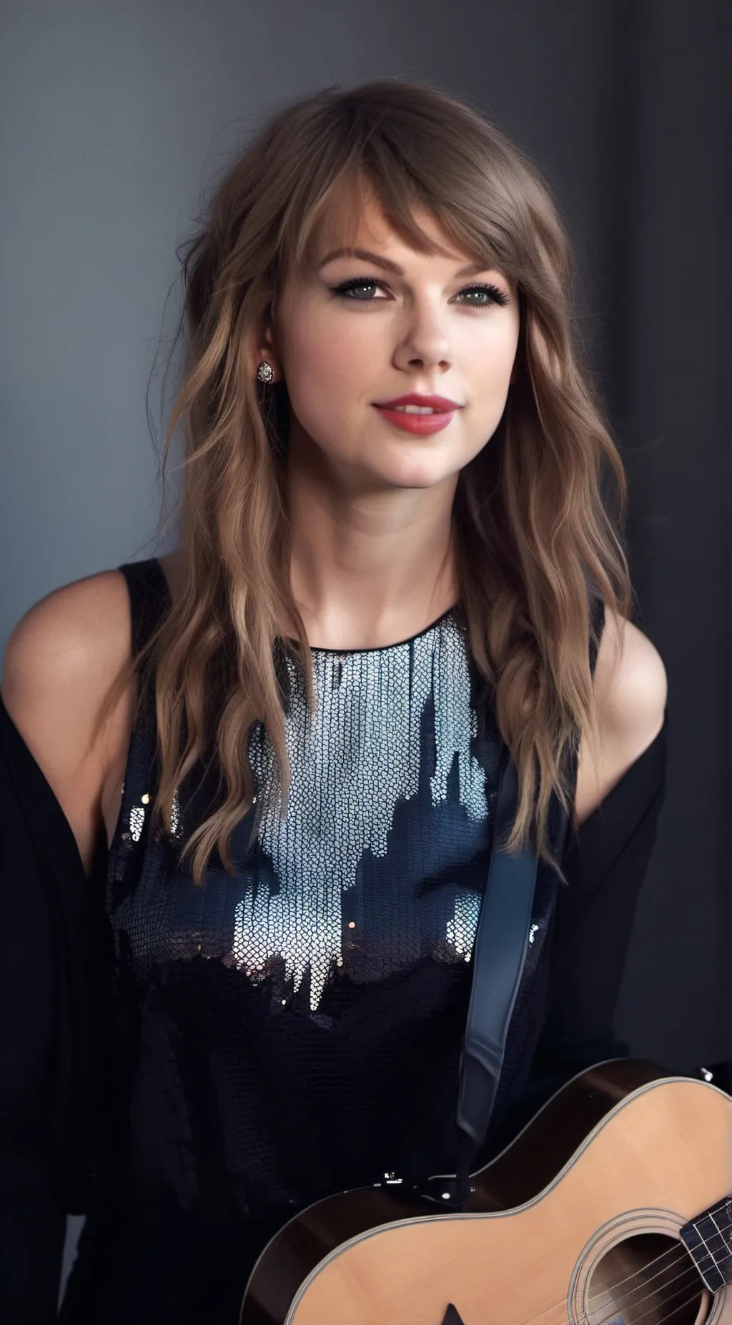 ai character: Taylor Swift  background
