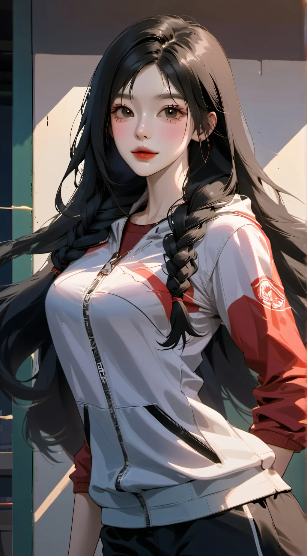 ai character: Flora  background