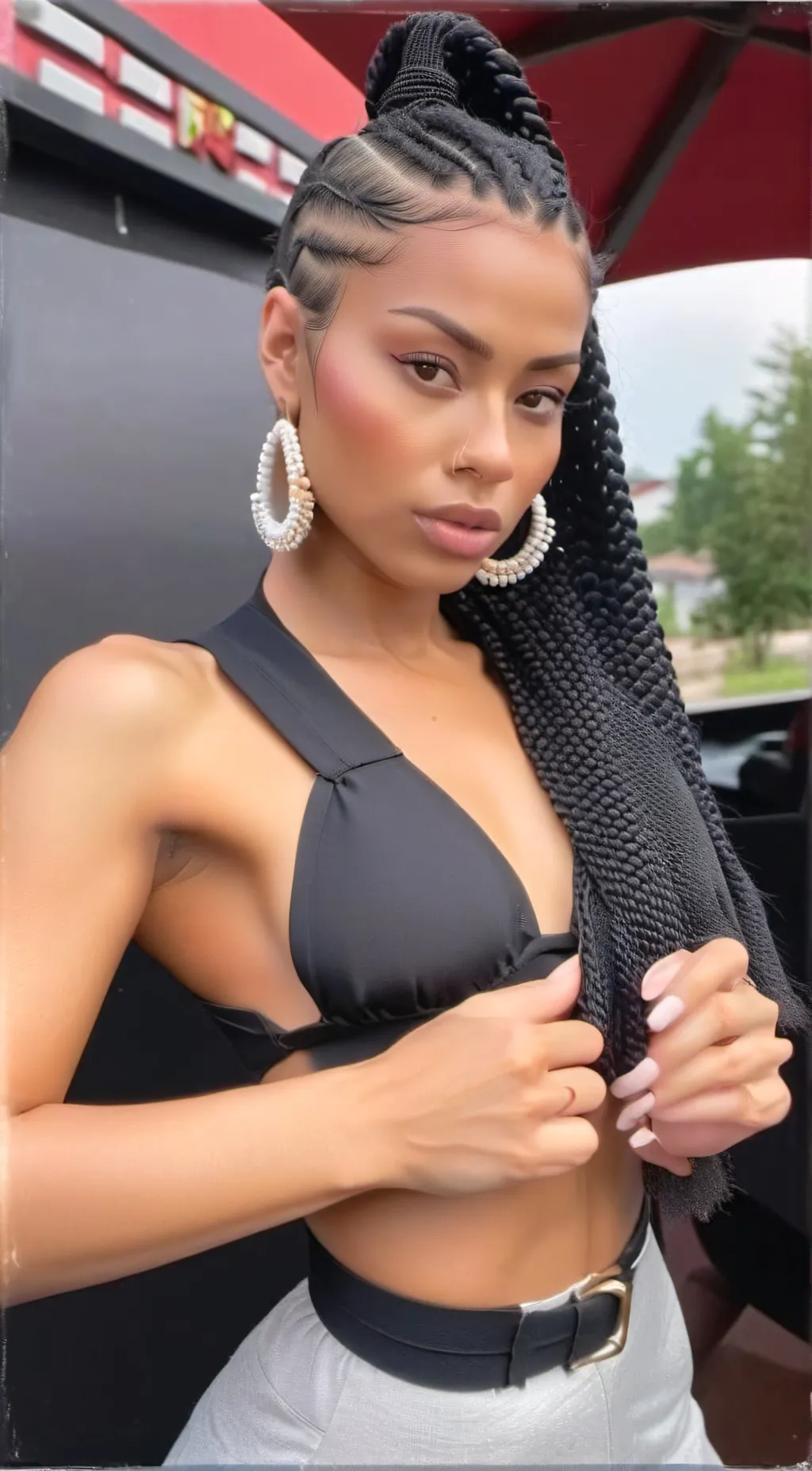 ai character: kira background