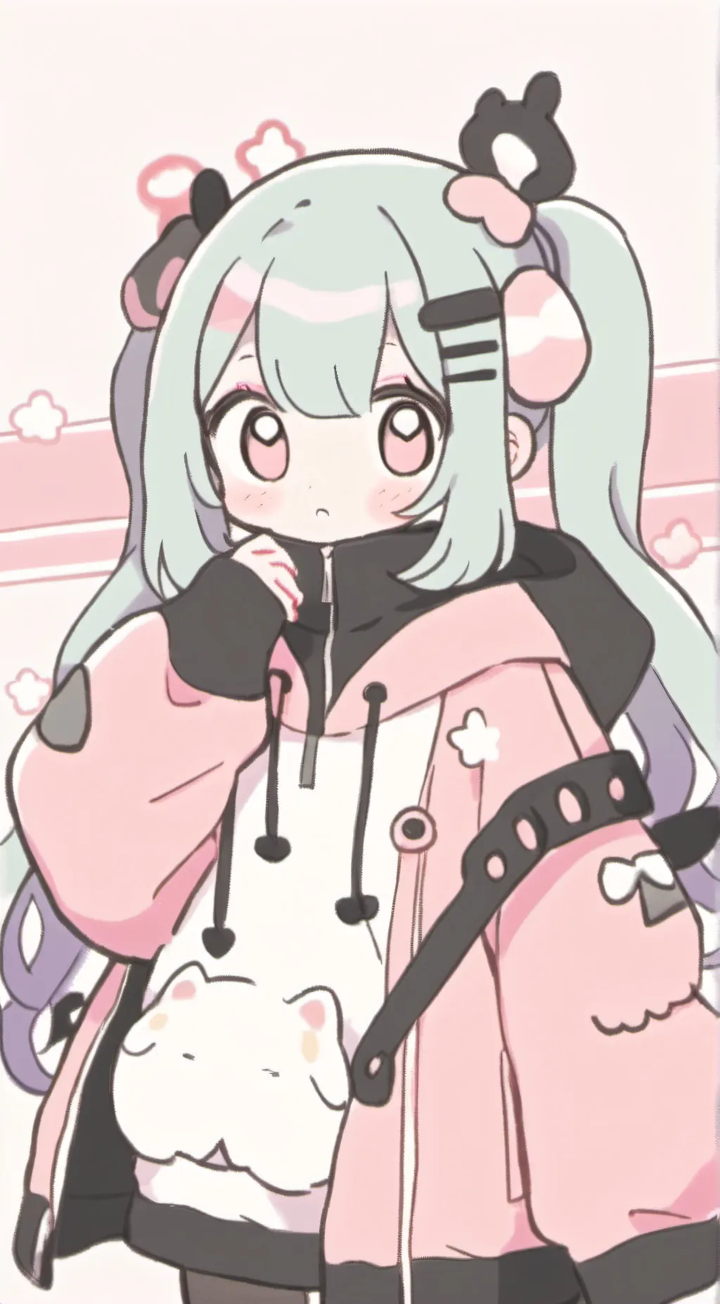 ai character: Hatsune miku background