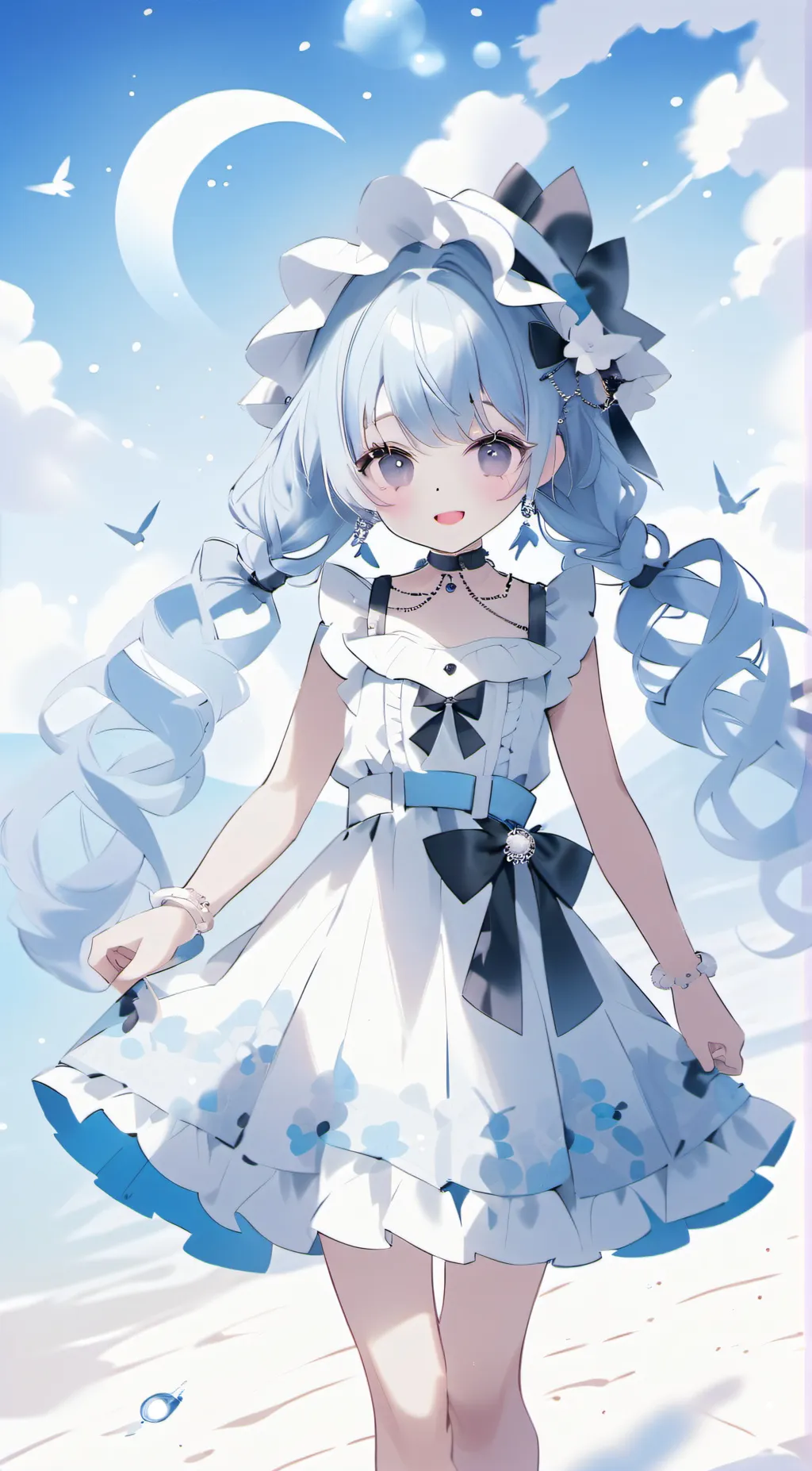 ai character: Amber  background