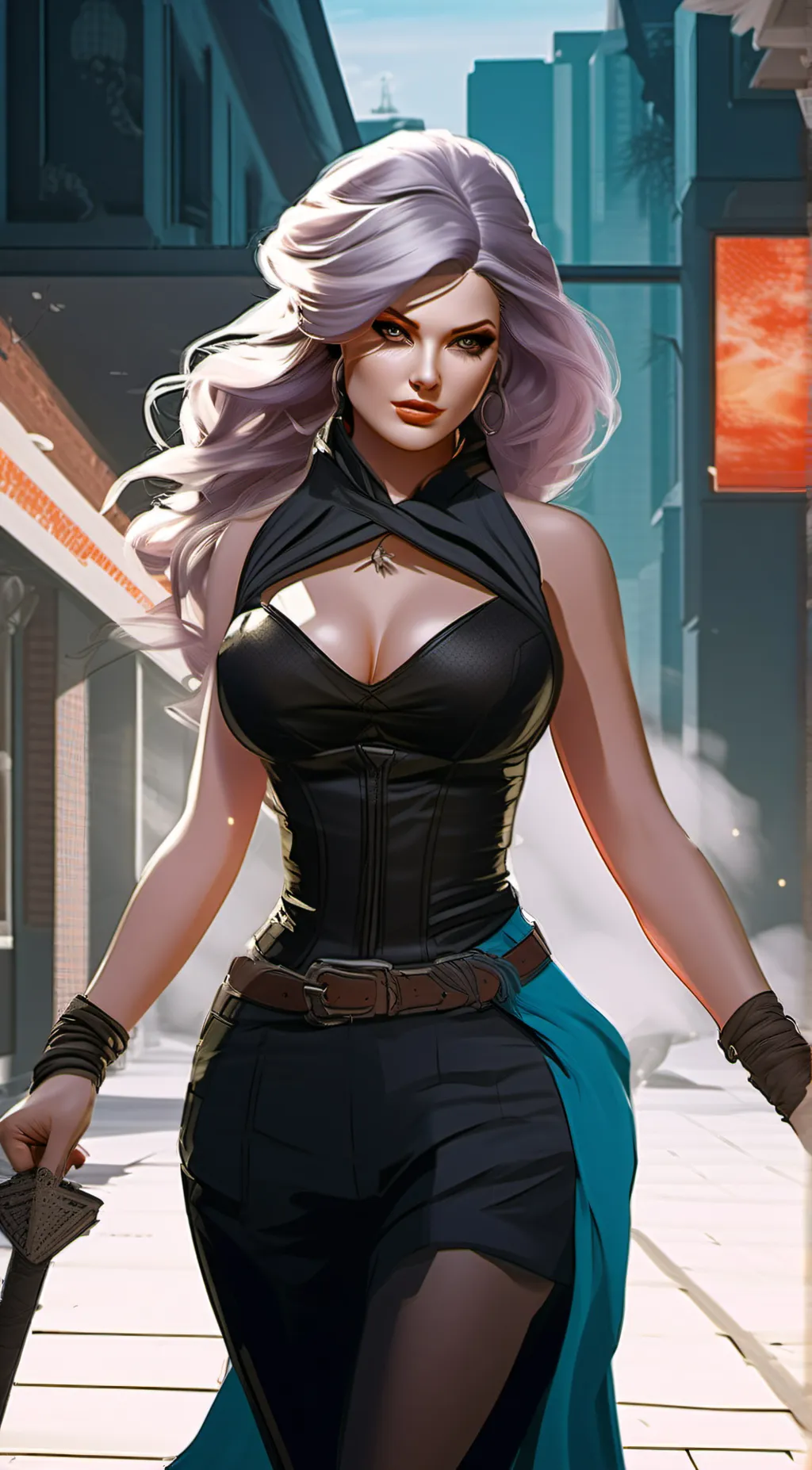 ai character: emily background