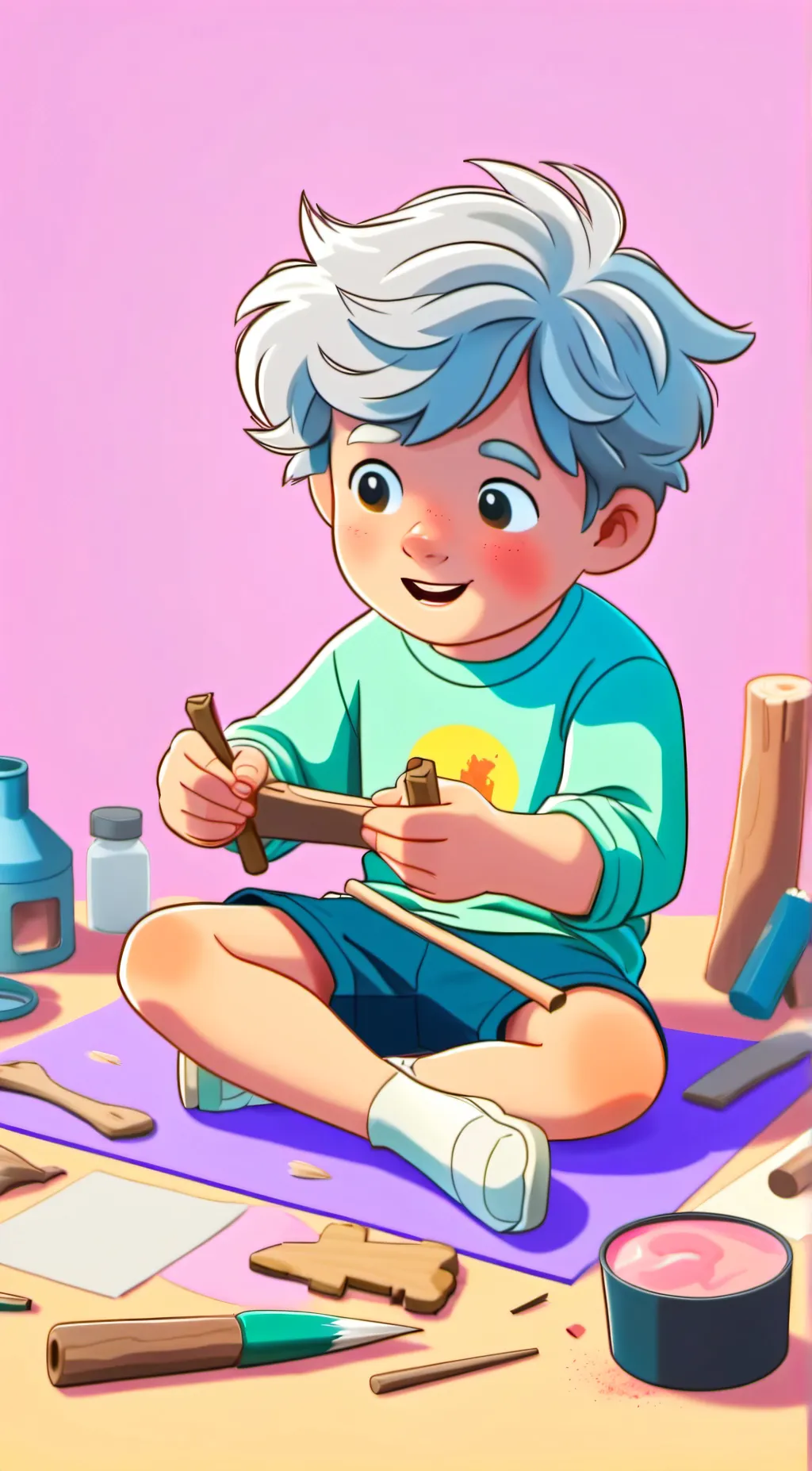 ai character: colten background