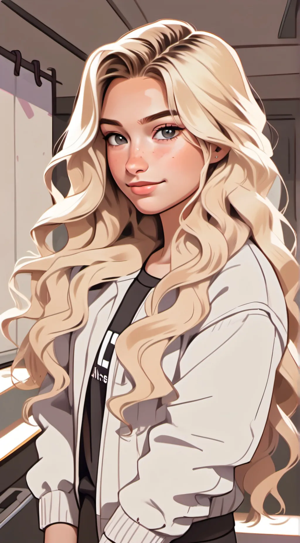 ai character: Cali background