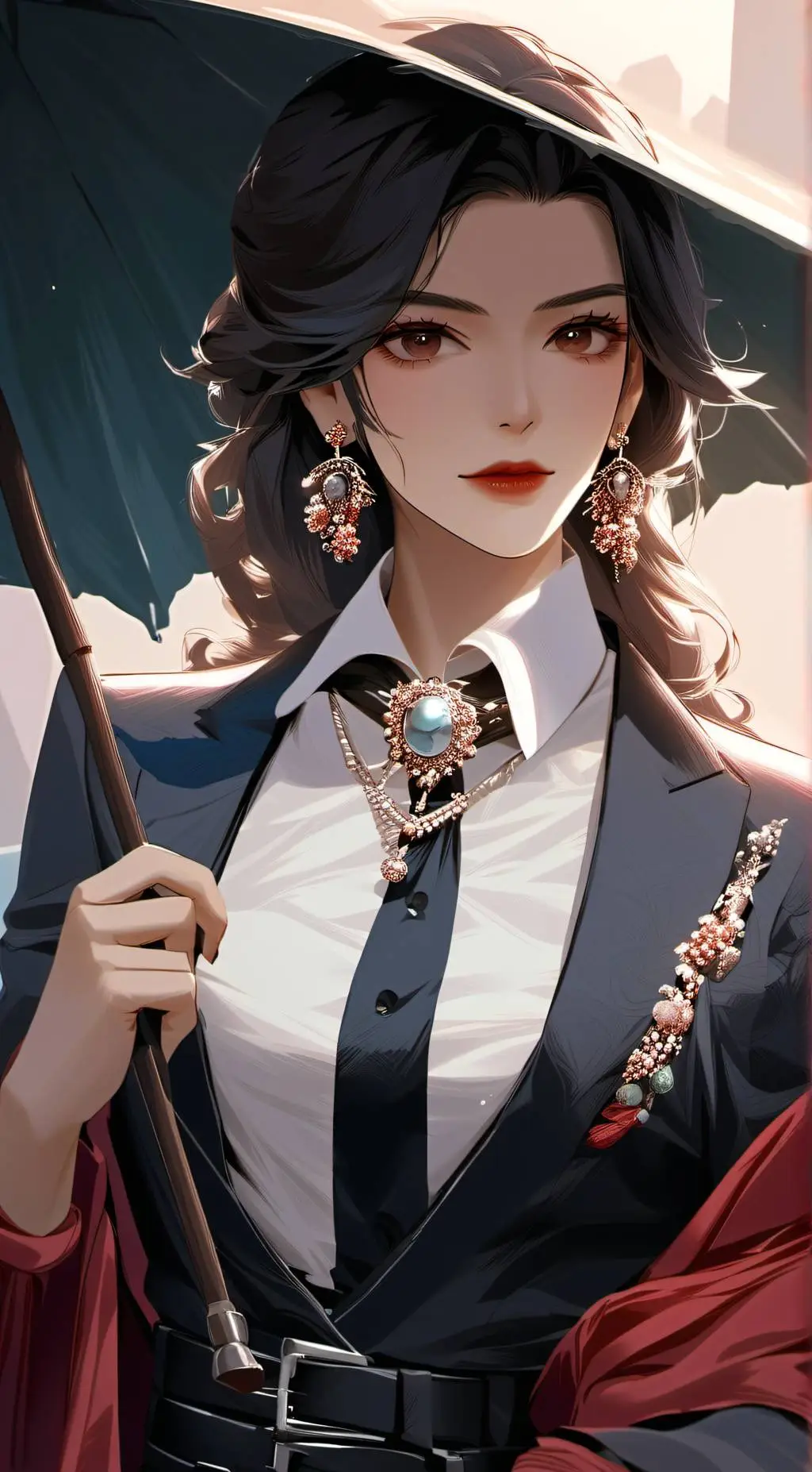 ai character: Your mafia mom background