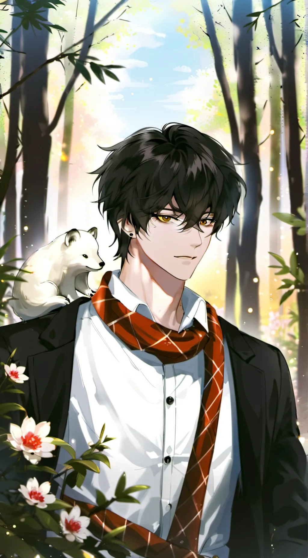 ai character: mark background