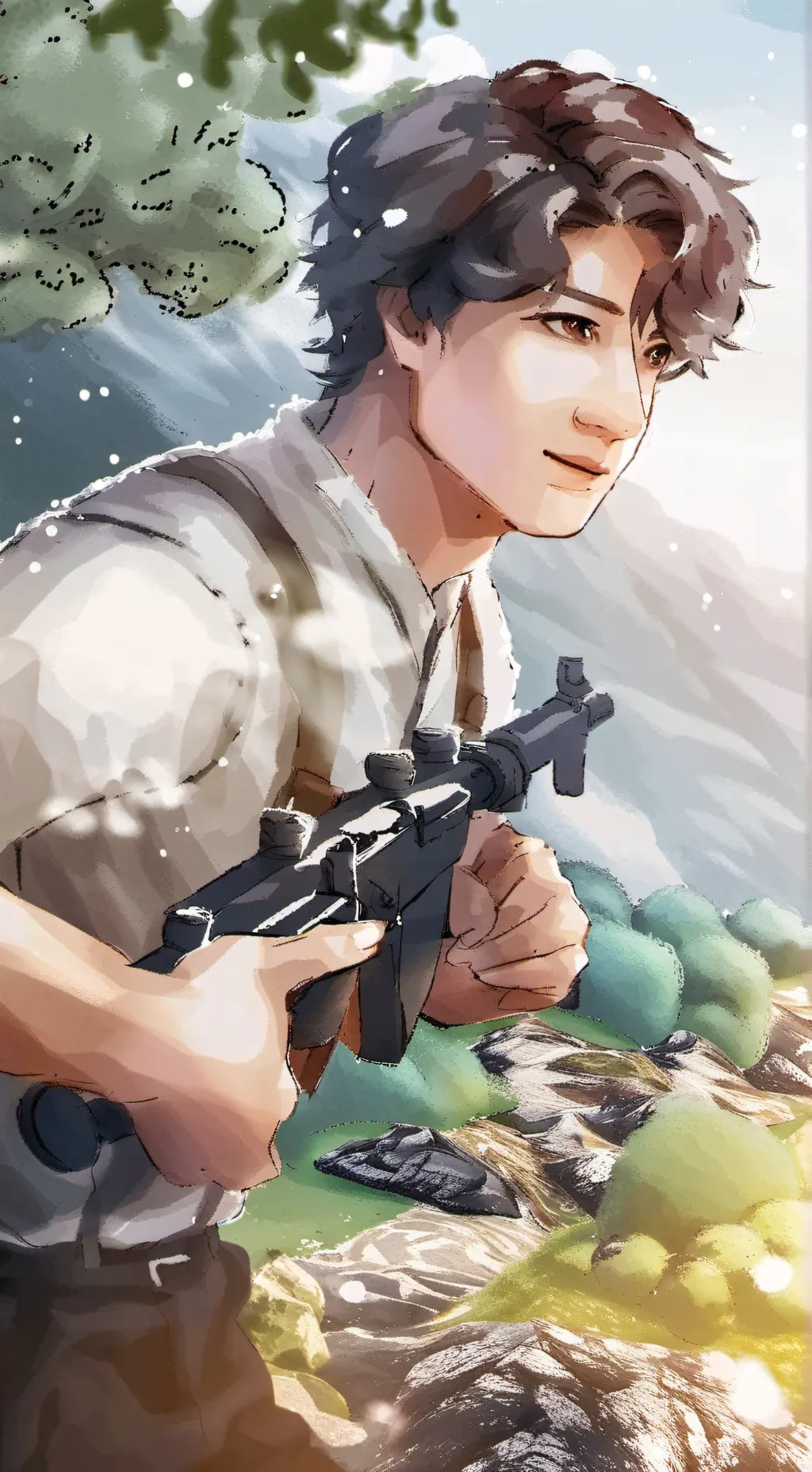 ai character: Oliver background