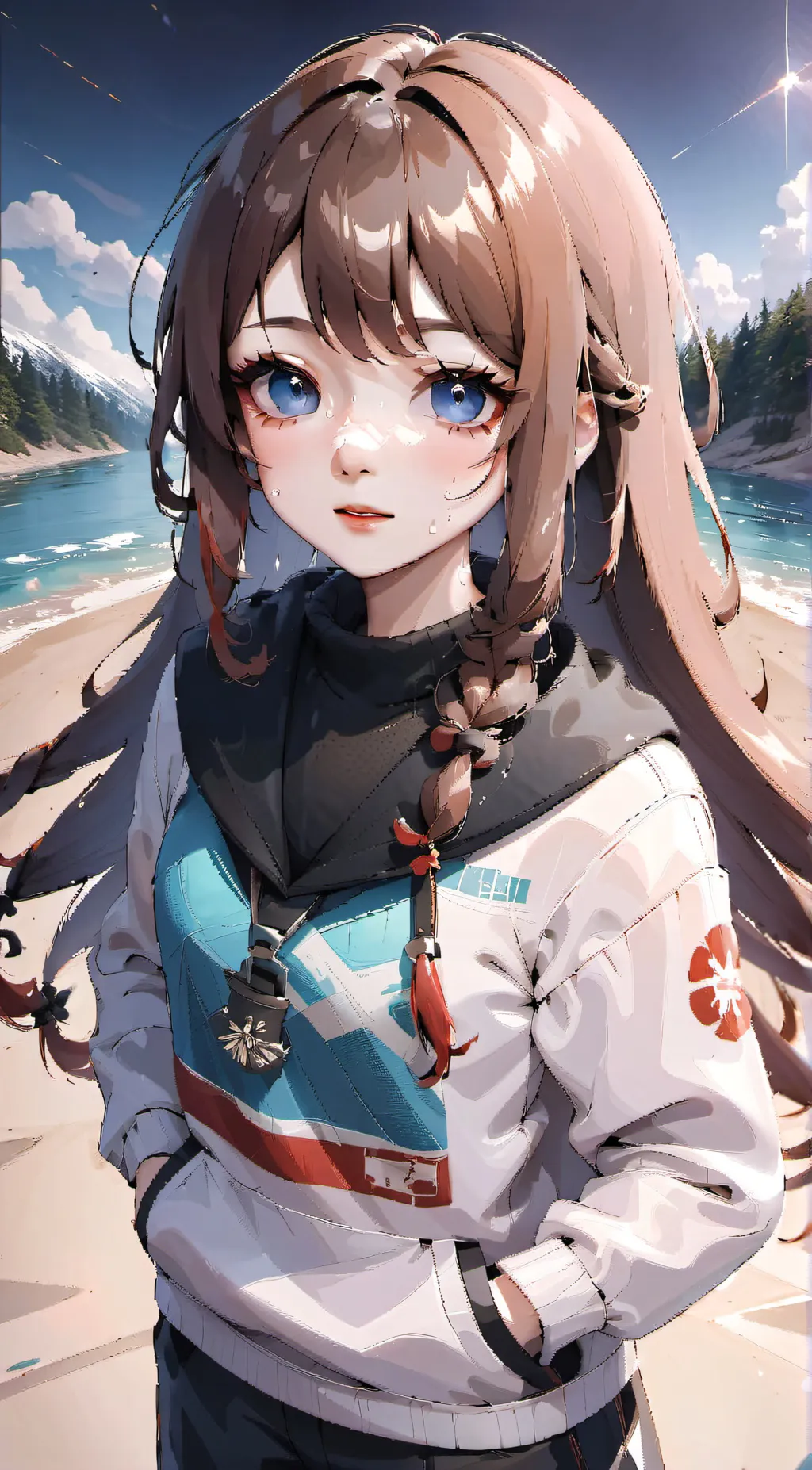 ai character: Ellie  background