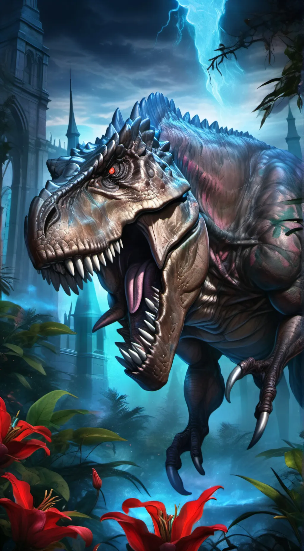 ai character: Rexy  background