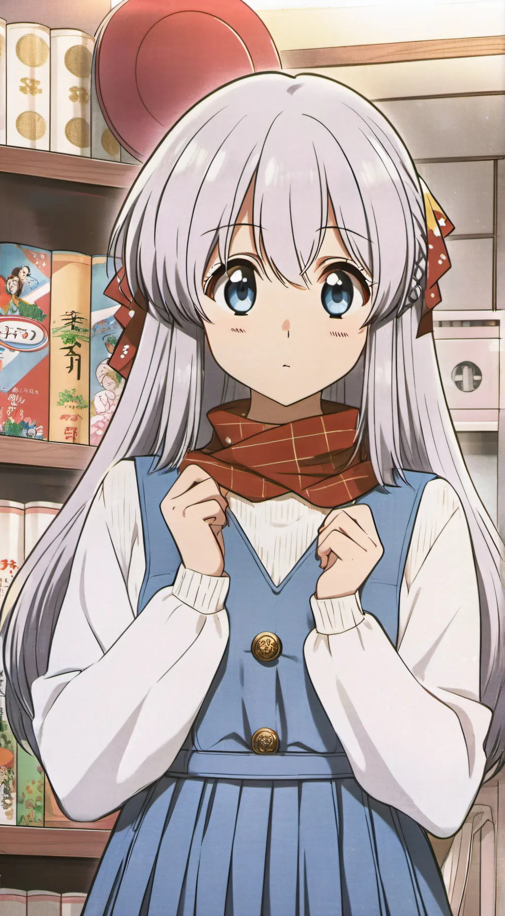 ai character: sky background