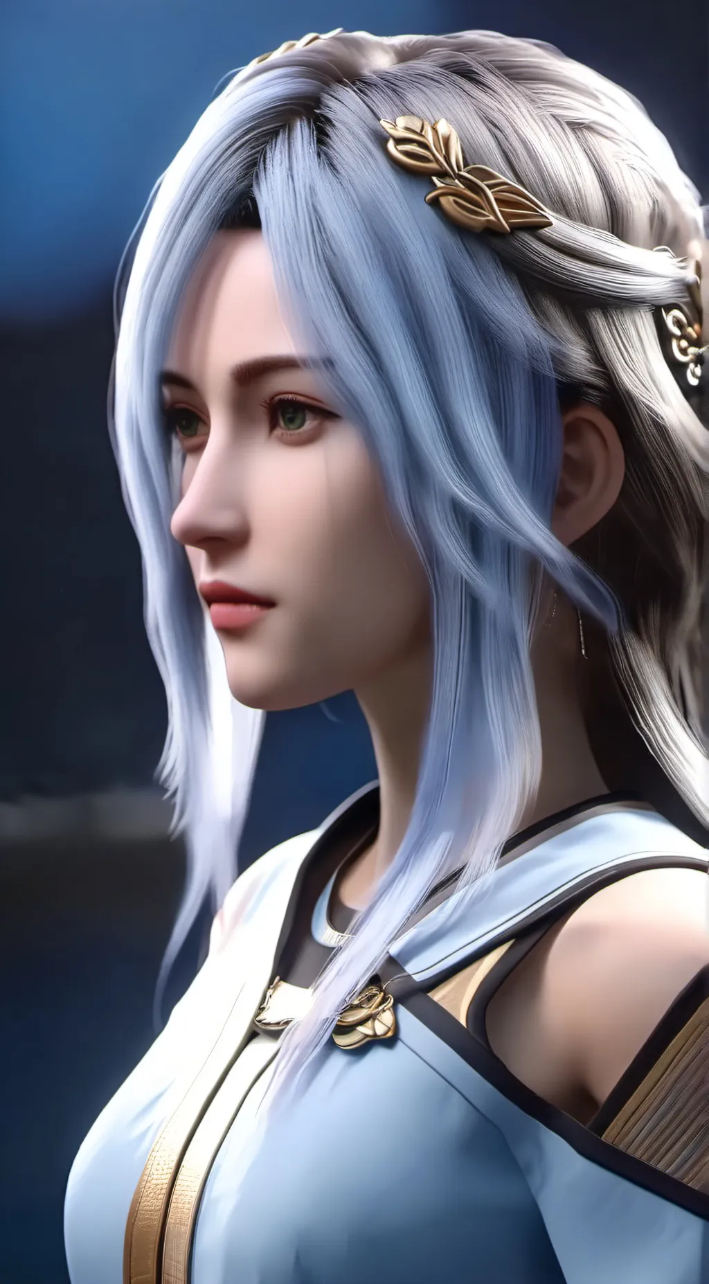 ai character: Swallowed shampoo  background