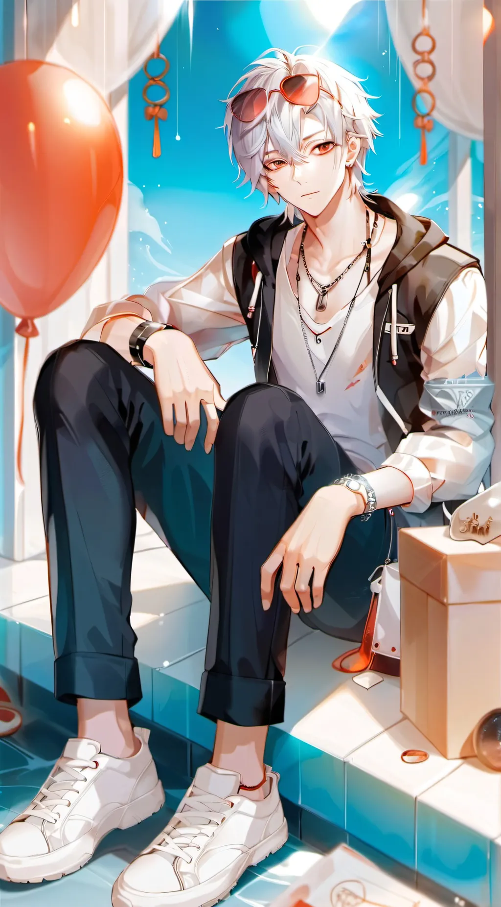 ai character: Leo background