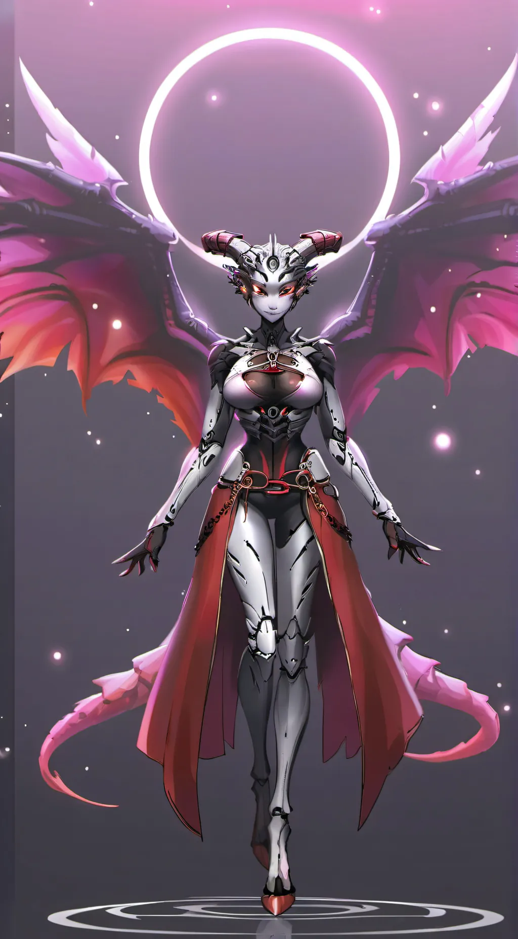 ai character: The AI Goddess background