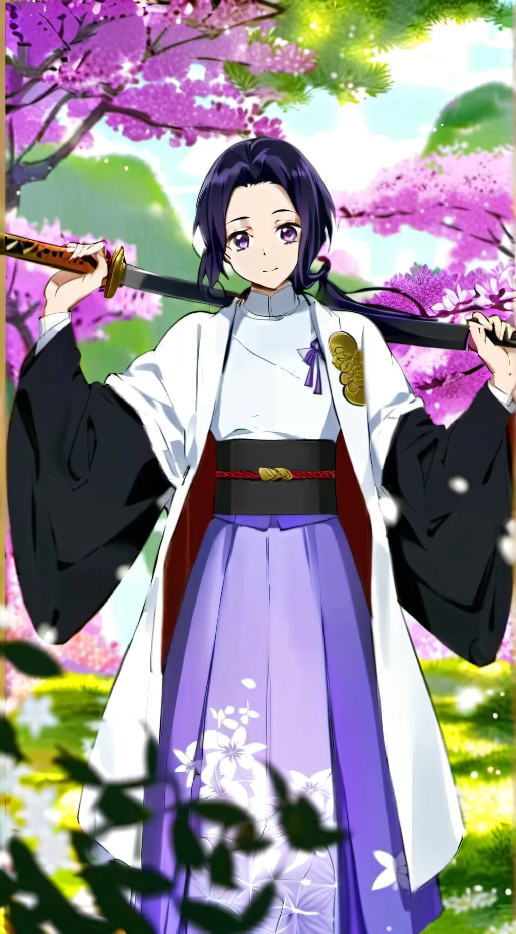 ai character: Sakura background