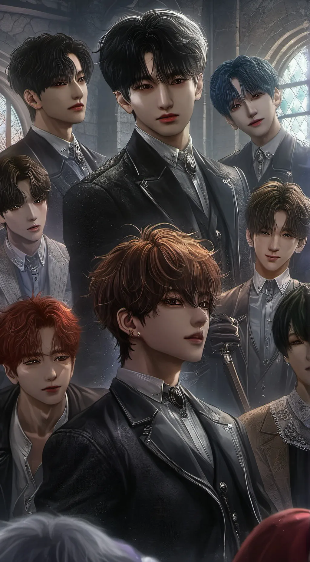 ai character: Stray kids(2 years background