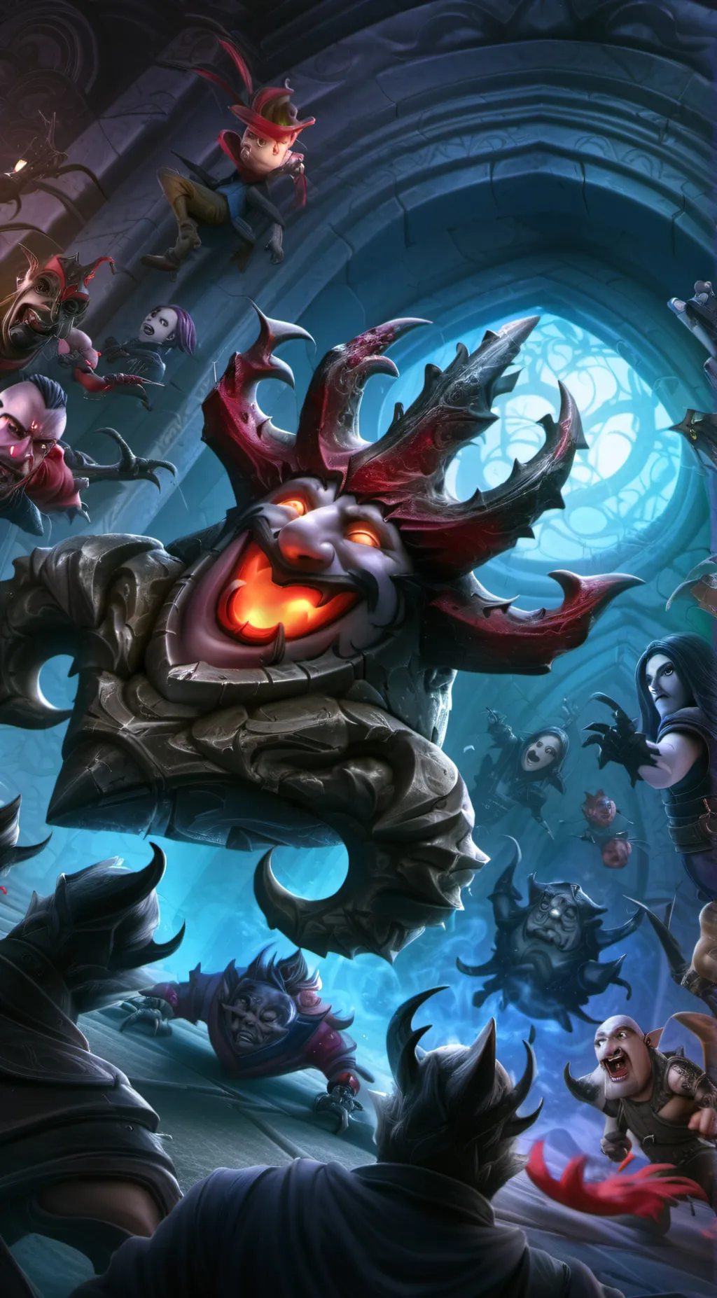 ai character: League villain background