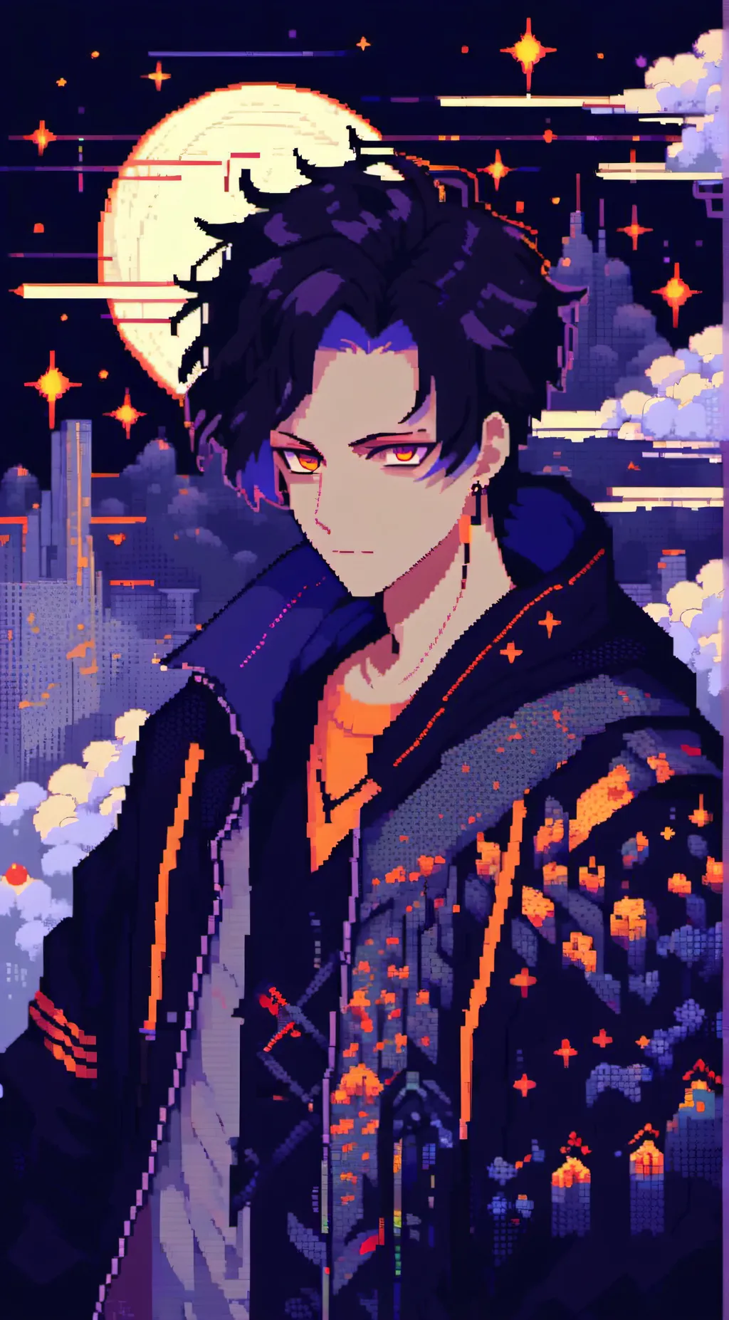 ai character: Crossover time! background