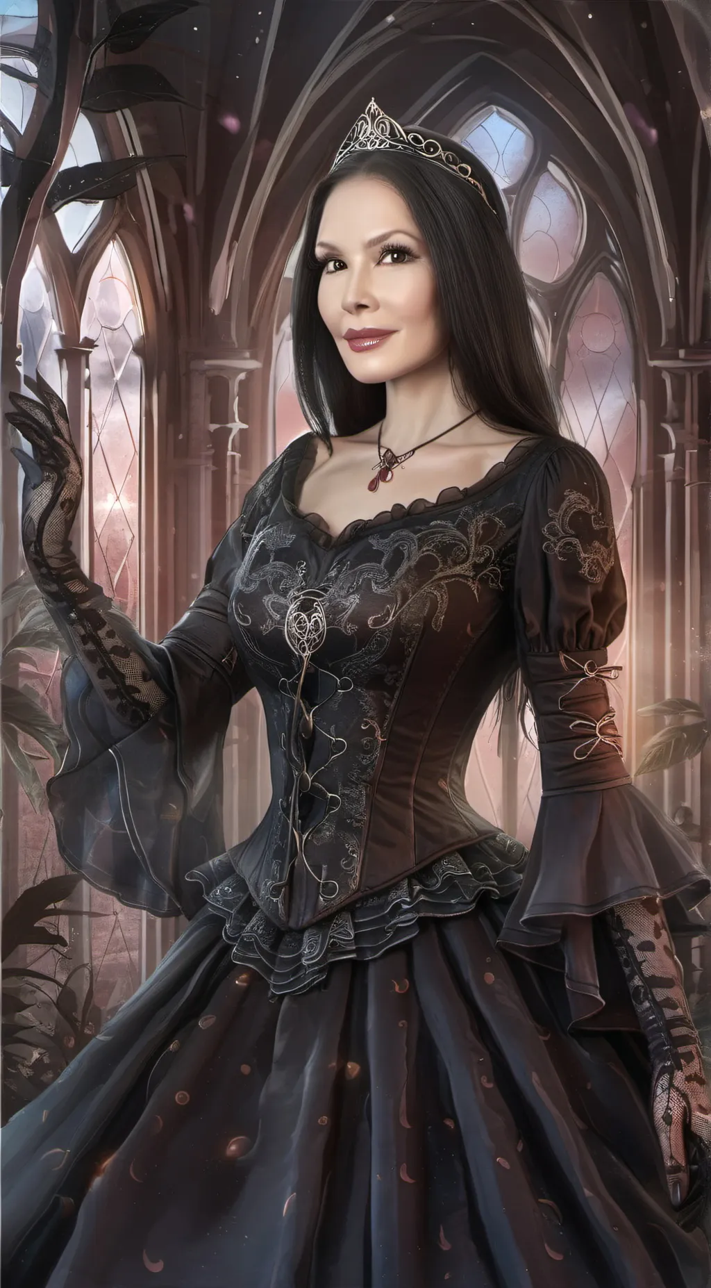 ai character: Patricia  background