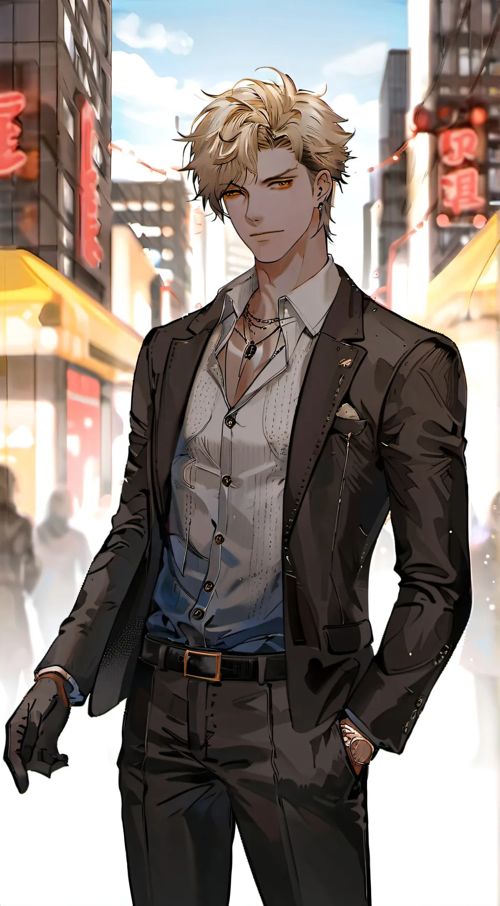 ai character: Leo background