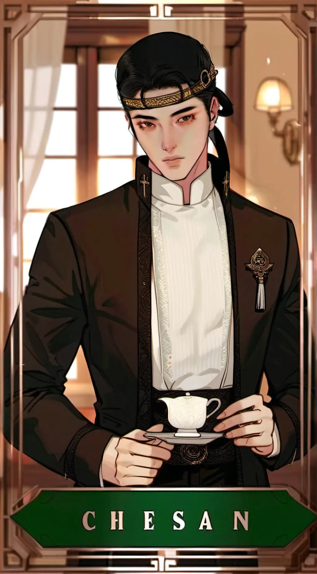 ai character: harry cameron background