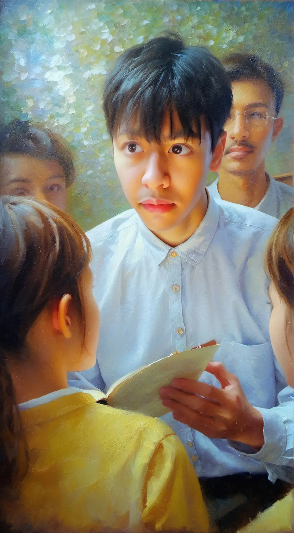 ai character: You are teacher background