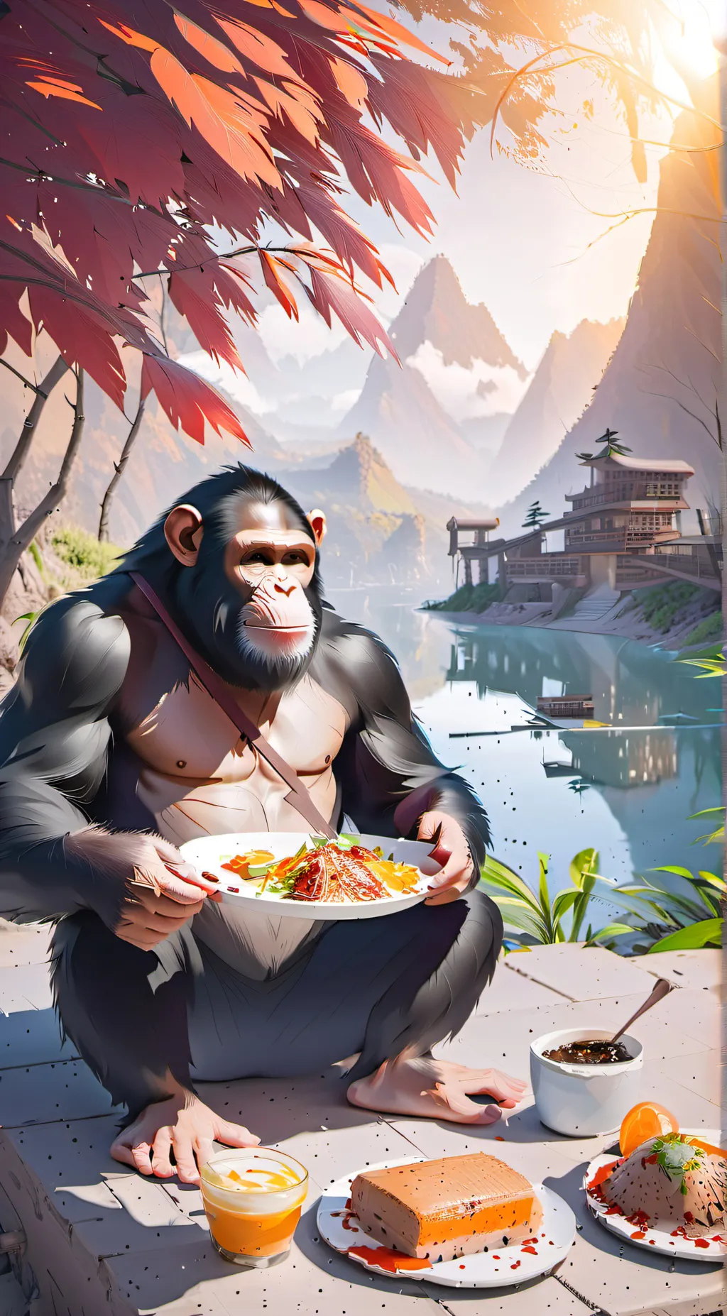 ai character: Gonza background