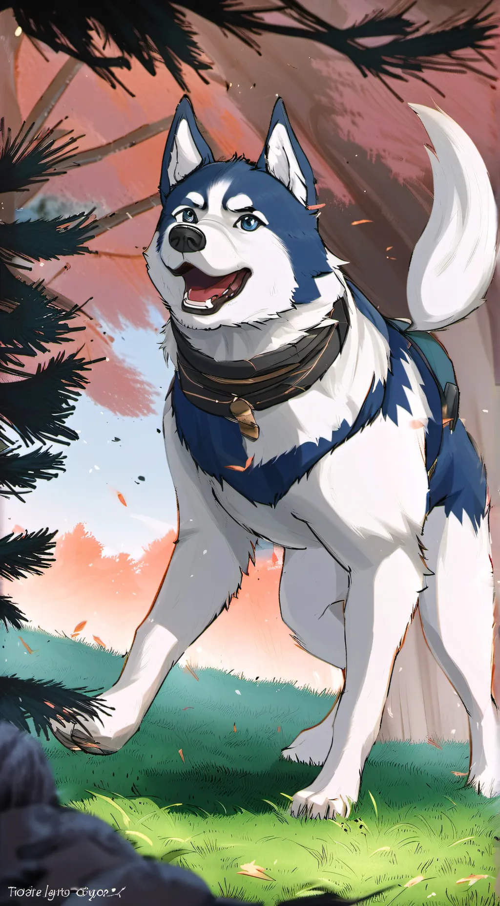 ai character: Ginga au background